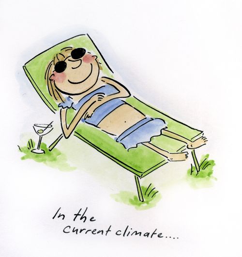 In the current climate...