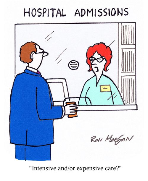 Hospital Admissions: 'Intensive and/or expensive care?'