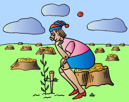 Pinocchio Plants His Nose.