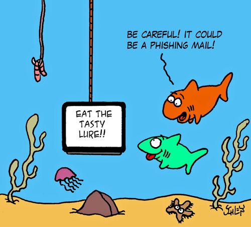 'Be careful! It could be a phishing mail!'