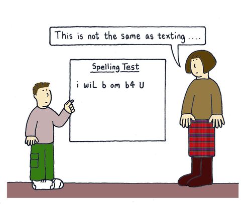 This is not the same as texting...