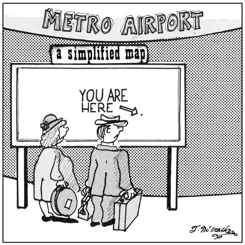 A Simplified Map Airport Map