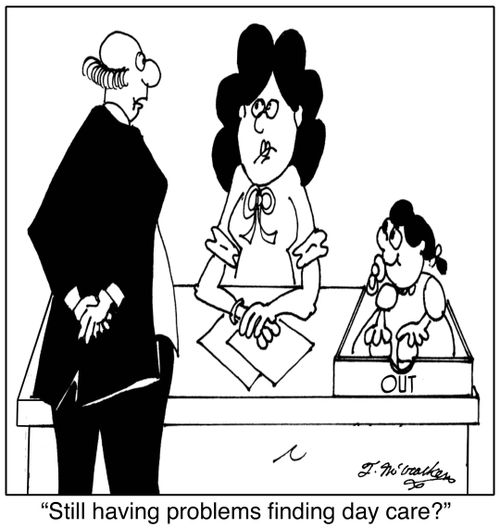 Still having problems finding day care?'
