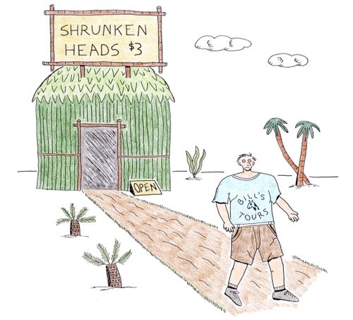 Shrunken heads $3