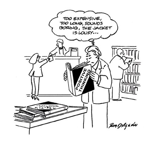 'Too expensive, too long, sounds boring, the jacket is lousy...'