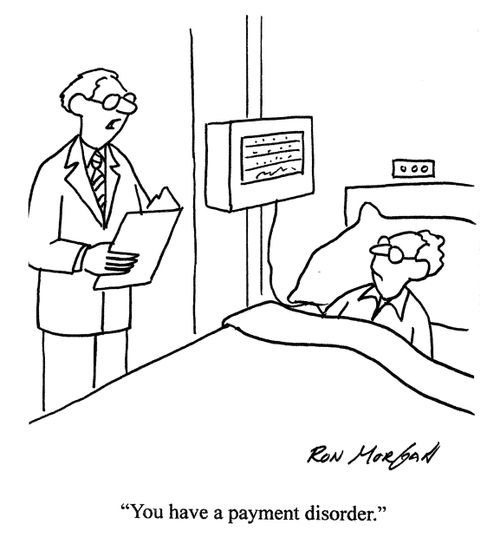 'You have a payment disorder.'