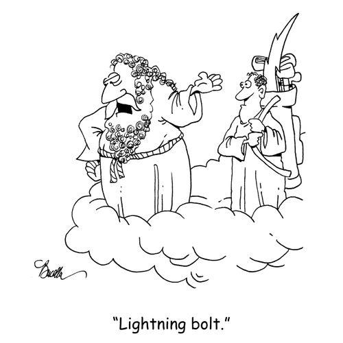 'Lightning bolt.'