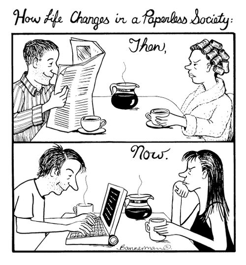 How Life Changes In A Paperless Society.