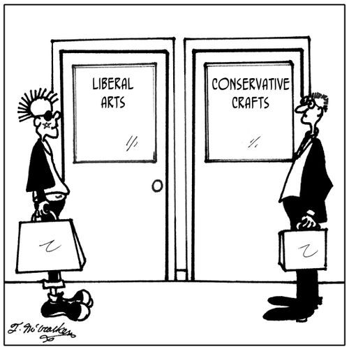 'Liberal Arts' and 'Conservative Crafts.'