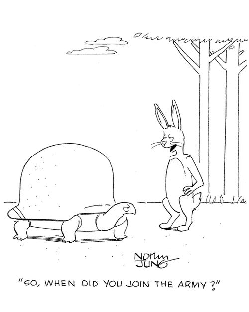 'So, when did you join the army?'