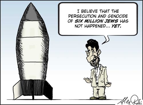 Ahmadinejad and the Holocaust.