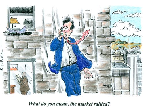 "What do you mean, the market rallied?"