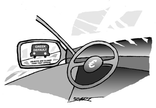 Greek Default: Objects are closer than they appear.
