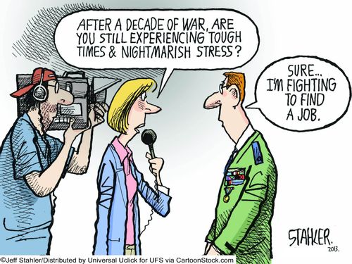 "After a decade of war, are you still experiencing tough times & nightmarish stress?"