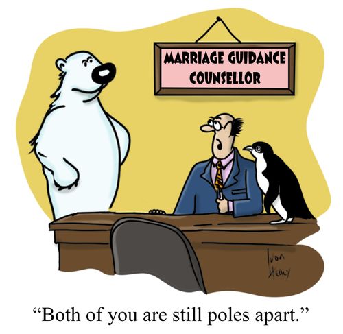"Both of you are still poles apart."