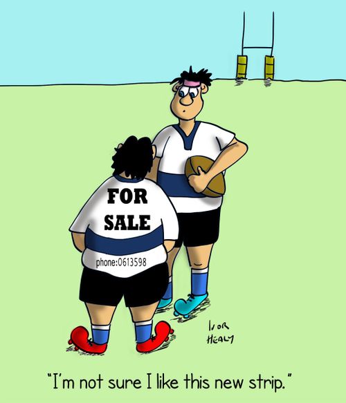 "I'm not sure I like this new strip."