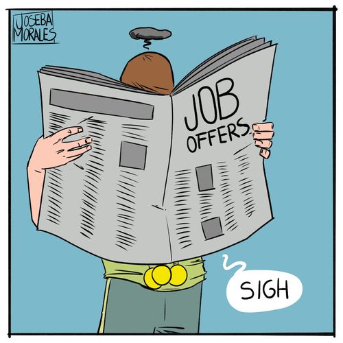 Gold medalist looking for a job.