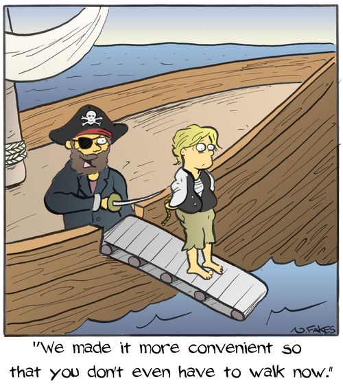"We made it more convenient so that you don't even have to walk now."