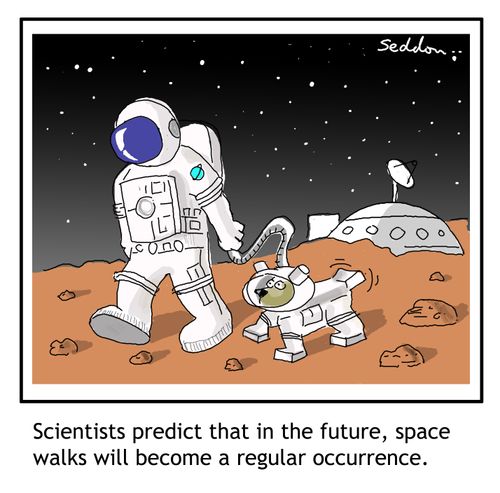 Scientists predict that in in the future, space walks will become a regular occurrence.