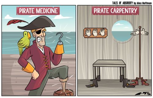 Pirate Medicine and Pirate Carpentry