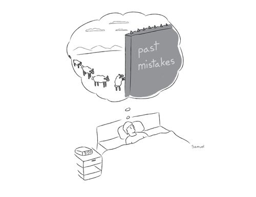 Past mistakes insomnia