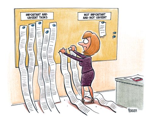 Important and Urgent Tasks and Not Important and Not Urgent Tasks.