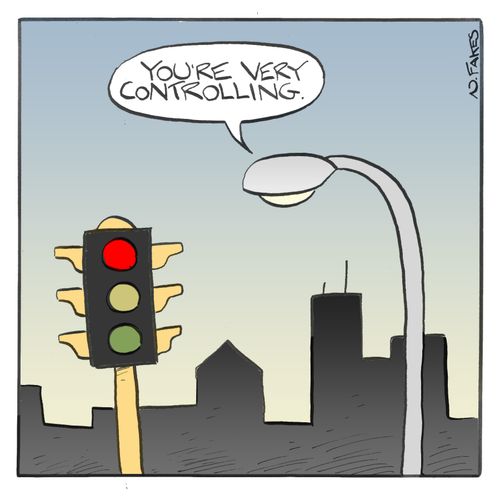 "You're very controlling."