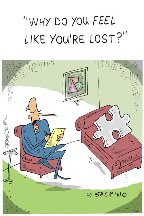 "Why do you feel like you're lost?"