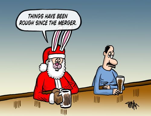 "Things have been rough since the merger."