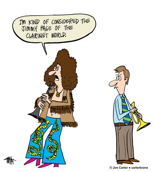 "I'm kind of considered the Jimmy Page of the clarinet world."