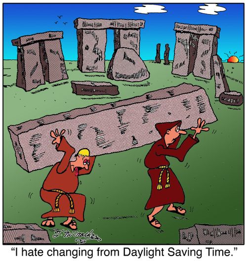 I hate changing FROM Daylight Saving Time.