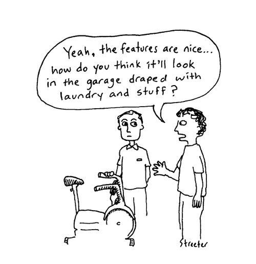 Shopping for an exercise bike