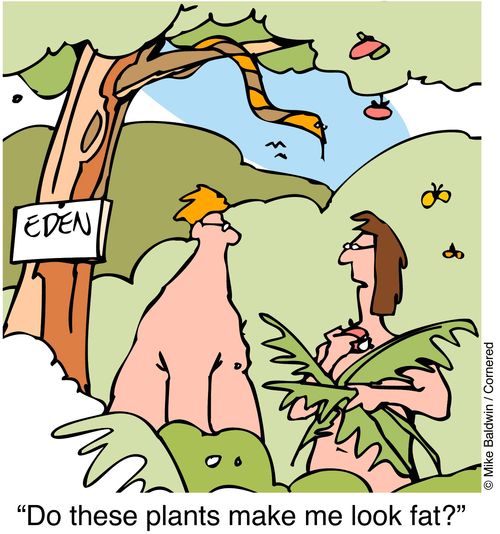 "Do these plants make me look fat?"