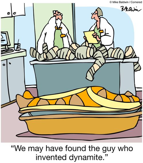 'We may have found the guy who invented dynamite.'