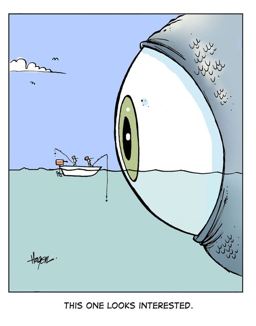 'This one looks interested.'