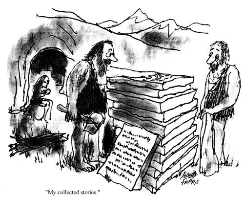 'My collected stories.'