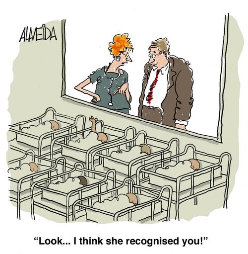 'Look, I think she recognised you!'