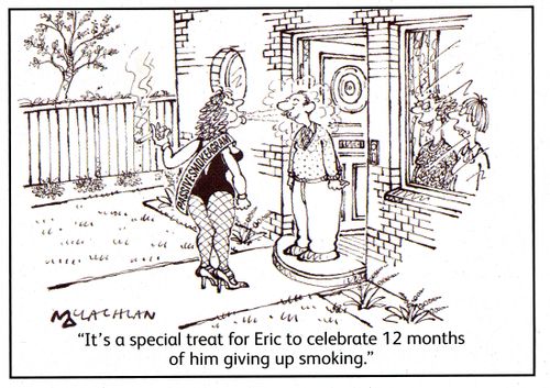 'It's a special treat for Eric to celebrate 12 months of him giving up smoking.'