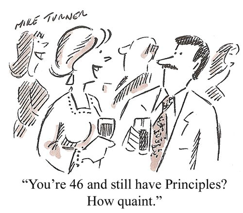 '...46 and still have Principles...'