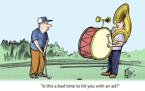 'Is this a bad time to hit you with an ad?'