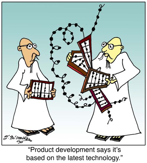 Product development says it's based on the latest technology.