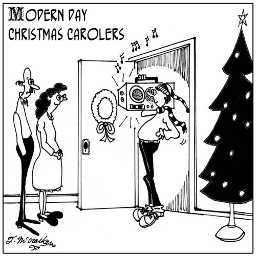 Modern Day Christmas Carolers