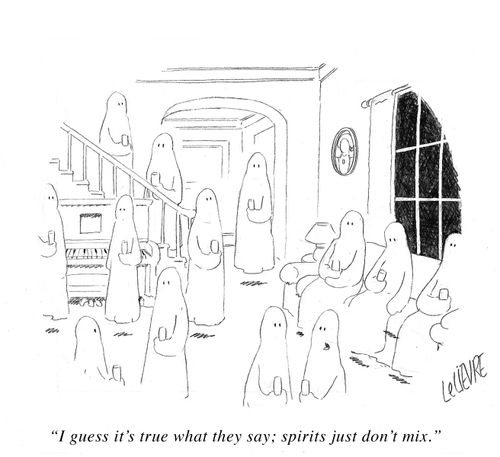 'I guess it's true what they say: spirits just don't mix'