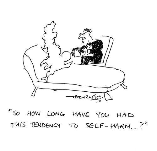 'So how long have you had this tendency to self-harm?'