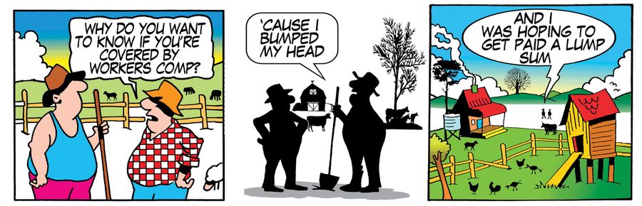 "Why do you want to know if you're covered by workers comp?"