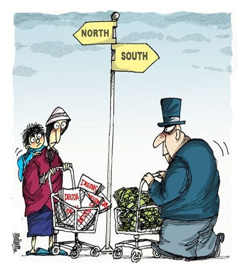 North, South