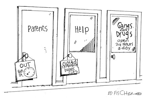 Gangs and drugs.