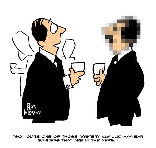 Millionaire bankers hide identity