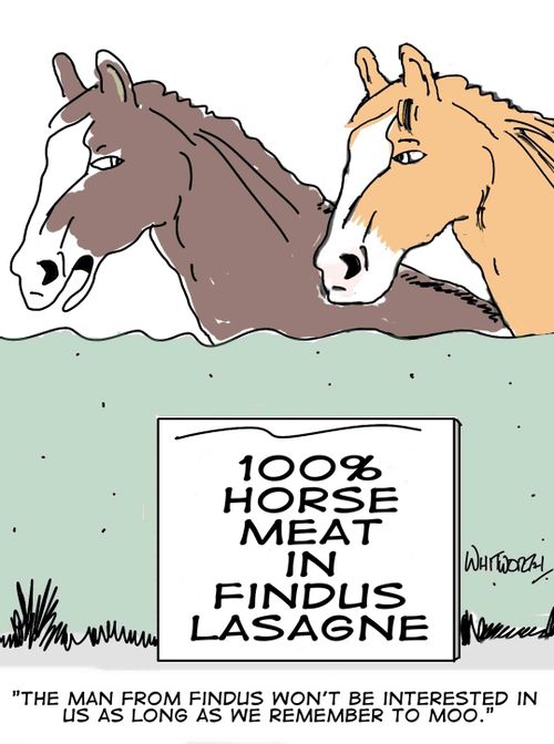 'The man from Findus won't be interested in us as long as we remember to moo.'
