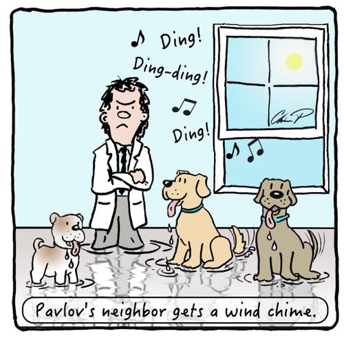 Pavlov's neighbor gets a wind chime.